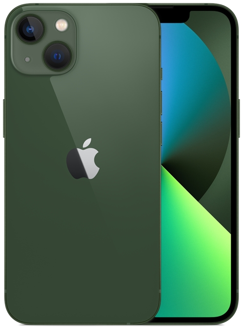 Apple iPhone 13 in de kleur Groen