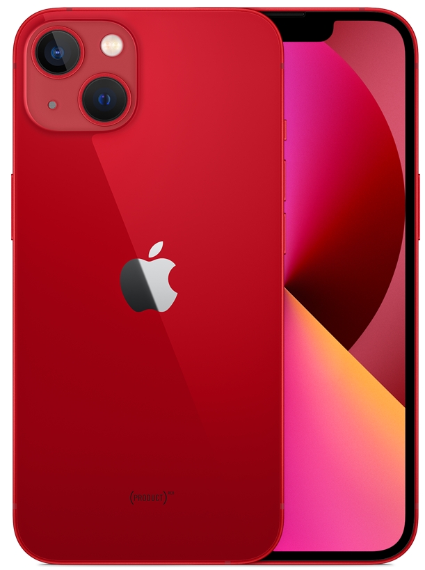 Apple iPhone 13 in de kleur Rood