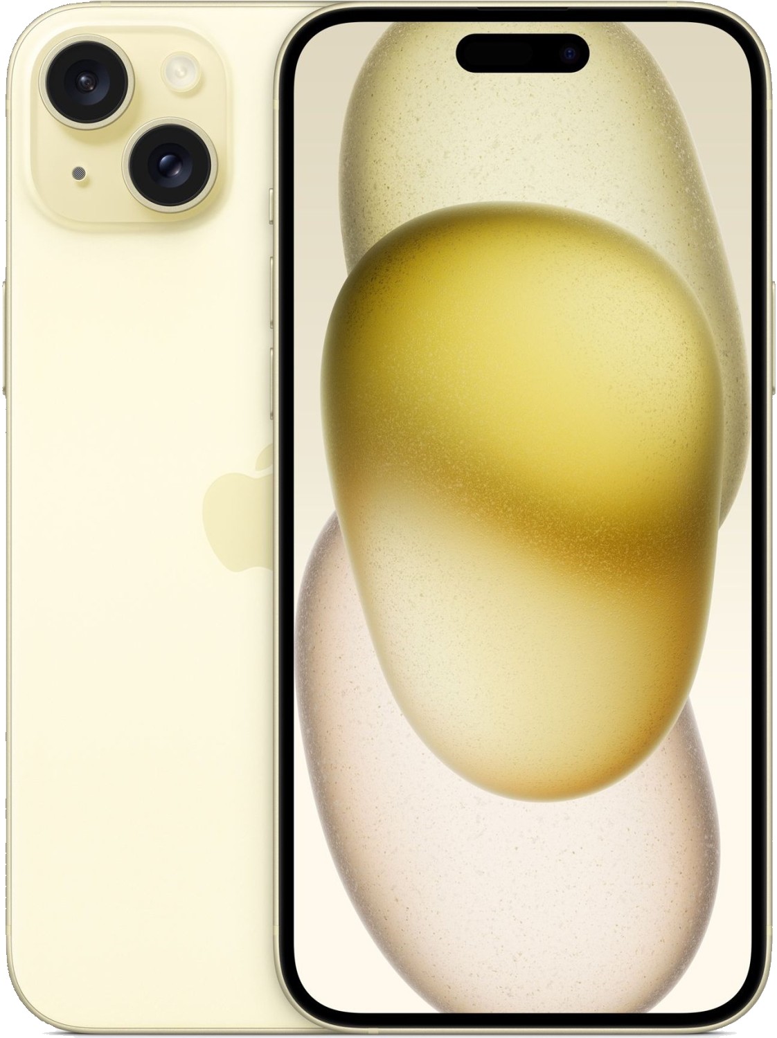 Apple iPhone 15 Plus in de kleur Geel