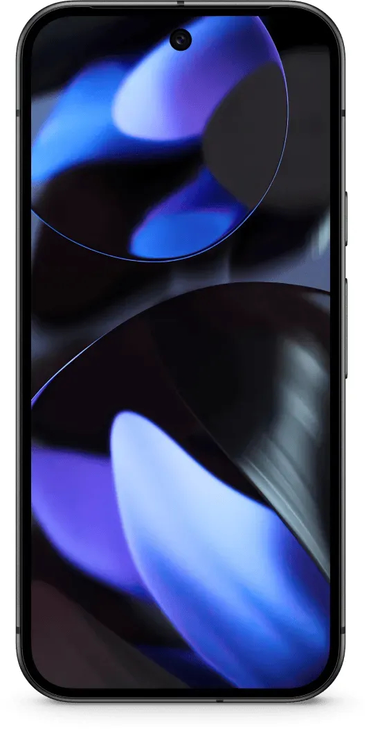Google Pixel 9 in de kleur Obsidian