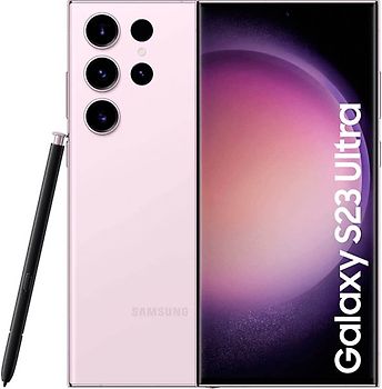 Samsung Galaxy S23 Ultra in de kleur Lavender