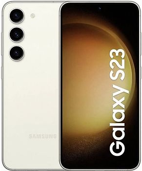 Samsung Galaxy S23 in de kleur Cream