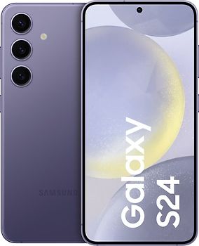 Samsung Galaxy S24 in de kleur Cobalt Violet